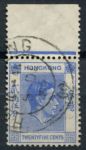 Гонконг 1938-1952 гг. • Gb# 149 • 25 c. • Георг VI • стандарт • Used XF+ ( кат.- £ 4 )