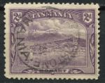 Австралия • Тасмания 1905-1911 гг. • Gb# 251b • 2 d. • Виды и достопримечательности • вид на Хобарт с моря • Used XF