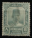 Малайя • Тренгану 1921-1941 гг. • Gb# 34 • 8 c. • султан Сулейман • стандарт • Used VF ( кат.- £ 8 )