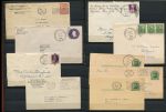 Зона Панамского канала 1928-1965 гг. • коллекция цельных вещей (5 конвертов и 4 ПК) • Used F-VF 