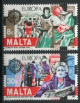 Мальта 1982 г. • SC# 614-5 • 8 и 30 c. • Выпуск Европа • основные события истории острова • полн. серия • MNH OG XF