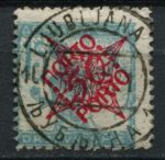 Югославия • Словения 1920 г. • SC# 3LJ29 • 50 p. на 15 h. • надпечатка на марке 1919 г. • служебный выпуск • Used XF+