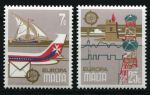 Мальта 1979 г. • SC# 558-9 • 7 и 25 c. • выпуск Европа • символы прогресса • полн. серия • MNH OG XF