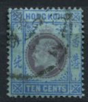 Гонконг 1903 г. • Gb# 67 • 10 c. • Эдуард VII • стандарт • Used VF