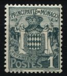 Монако 1924-1933 гг. • SC# 60 • 1 c. • осн. выпуск • герб дома Гримальди • MH OG VF