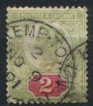 Великобритания 1887-1892 гг. • Gb# 200 • 2 d. • Королева Виктория • "Юбилейный" выпуск • стандарт • Used F-VF ( кат.- £ 13 )
