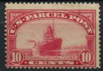 США 1913 г. • SC# Q6 • 10 c. • пароход и почтовый тендер • спец. доставка • MNG VF ( кат.- $ 45- )