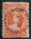 Квинсленд 1882-1895 гг. • GB# 153 • 2s.6d. • Королева Виктория • Used XF ( кат. - £30 )