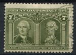 Канада 1908 г. • SC# 100 • 7 c. • 300-летие Квебека • Used F-VF ( кат.- $120 )