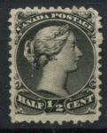 Канада 1868-1876 гг. • SC# 21 • ½ c. • королева Виктория • MNG VF+ ( кат.- $100- )