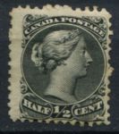 Канада 1868-1876 гг. • SC# 21 • ½ c. • королева Виктория • MNG VF ( кат.- $100- )