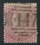 Великобритания 1855-1857 гг. • GB# 66a • 4 d. • Королева Виктория • Used VF ( кат.- £120 )