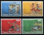 Папуа-Новая Гвинея 1991 г. • SC# 771-4 • 21 - 80 t. • 9-е Южно-тихоокеанские спортивные игры • MNH OG XF+ • полн. серия ( кат.- $7.50 )