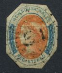 Новый Южный Уэльс 1860-1863 гг. • GB# 127 • (6 d.) • Королева виктория • для заказных писем • Used F- ( кат. - £30 )