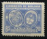 Боливия 1947 г. • SC# C118 • 2.90 b. • Встреча президентов Боливии и Аргентины • авиапочта • MH OG VF