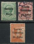Италия • Трентино 1919 г. • Mi# 27-9 • надпечатки нов. номиналов • MNG/Used VF • полн. серия