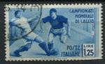 Италия 1934 г. • SC# 327(Mi# 482) • 1.25 L. • Первенство мира по футболу • Used F- ( кат.- $16 )