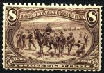 США 1898 г. • SC# 289 • 8 c. • Выставка "Транс-Миссисипи" • кавалерийский эскорт • MH OG VF ( кат.- $175 )