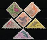 Либерия 1953 г. SC# 341-6 • 1 - 12 c. • Африканские птицы • MNH OG XF • полн. серия ( кат. - $10.00 )