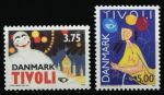Дания 1993 г. SC# 981-2 • 3.75 и 5 kr.  • 150-детие парка Тиволи • MNH OG XF • полн. серия (кат. - $3.50)