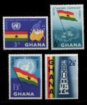 Гана 1959 г. • Gb# 234-7 • 3 d. - 2s.6d. • Введение попечительского управления ООН • полн. серия • MNH OG XF