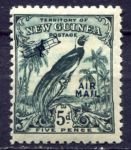 Новая Гвинея 1932-1934 гг. • Gb# 196 • 5 d. • надпечатка контура аэроплана • райская птица • авиапочта • MH OG VF ( кат.- £ 8 )