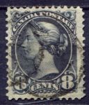 Канада 1888-1897 гг. • SC# 44 • 8 c. • Королева Виктория • Used VF ( кат.- $7 )