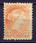 Канада 1888-1897 гг. • SC# 41 • 3 c. • Королева Виктория • MNG VF ( кат.- $65- ) 