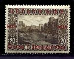 Югославия • Босния и Герцеговина 1918 г. • SC# 1L4 • 20 h. • надпечатка на марке 1910 г. • старинный мост • MNH OG VF
