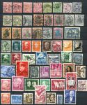 Германия • Империя, Веймар, рейх, ФРГ .. • лот 56 старинных марок • Used VF