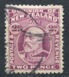 Новая Зеландия 1909-1912 гг. • SC# 132 • 2 d. • Эдуард VII • стандарт • Used XF ( кат.- $7,5 )