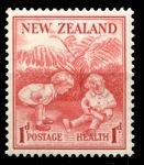 Новая Зеландия 1938 г. • SC# B13 • 1+1 d. • благотворительный выпуск • MNH OG XF ( кат.- $7 )