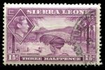 Сьерра-Леоне 1938-1944 гг. • Gb# 190a • 1½ d. • Георг VI • основной выпуск • уборка риса • Used VF ( кат.- £0,6 )