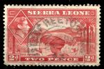 Сьерра-Леоне 1938-1944 гг. • Gb# 191a • 2 d. • Георг VI • основной выпуск • уборка риса • Used VF ( кат.- £2 )