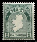 Ирландия 1922-23 гг. SC# 68 • 2d. • карта Ирландии • MNH OG VF