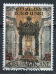 Ватикан 1967 г. Mi# 526 • 90 l. • Балдахин Бернини в соборе Св. Петра • Used XF