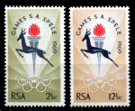 Южная Африка 1969 г. Gb# 278-9 • Южноафриканские игры • MNH OG XF • полн. серия