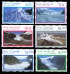 Новая Зеландия 1992 г. SC# 1104-9 • 45 c. - 1.80$ • Ледники • MNH OG XF • полн. серия ( кат.- $10 )
