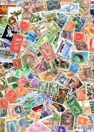 Иностранные марки • 50 разных марок • Used F-VF • микс № 1