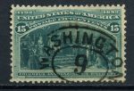 США 1893 г. • SC# 238 • 15 c. • Колумбова выставка • Объявление об открытии • Used VF ( кат. - $75 )