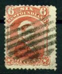 Ньюфаундленд 1894 г. • Gb# 60 • 6 c. • Королева Виктория • Used F ( кат.- £25 )