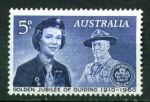 Австралия 1963 г. • GB# 334 • 5 d. • 50-летие движения скаутов • MNH OG XF