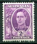 Австралия 1948-1956 гг. • GB# 230 • 2 d. • Георг VI • стандарт • MNH OG VF