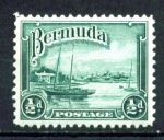 Бермуды 1936-1947 гг. • Gb# 98 • ½ d. • Георг V основной выпуск • парусники у причала • MNH OG VF