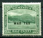 Доминика 1918 г. • Gb# 56 • ½ d. • надпечатка "WAR TAX" • военный налог • MNH OG VF ( кат.- £9.50 )