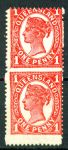 Квинсленд 1897-1898 гг. • Gb# 257 • 1 d. • Королева Виктория • просечка • MH OG F ( кат.- £32+ )