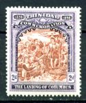 Тринидад 1898 г. • Gb# 125 • 2 d. • 400-летие открытия Америки ( высадка Колумба ) • MH OG VF