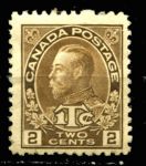 Канада 1916 г. • SC# MR4 • 2 + 1 c. • военный налог • Георг V • фискальный выпуск • MH OG F-VF ( кат. - $25 ) 