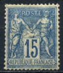 Франция 1877-1890 гг. • SC# 92 • 15 c. • Мир и торговля • стандарт • MH OG VF ( кат. - $25 )