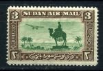 Судан 1931-1937 гг. • Gb# 49b • 3 m. • аэроплан над пустыней • авиапочта • MNH OG XF ( кат.- £3 )